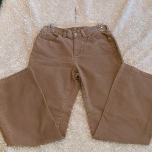 Lands End tan cords Size 4